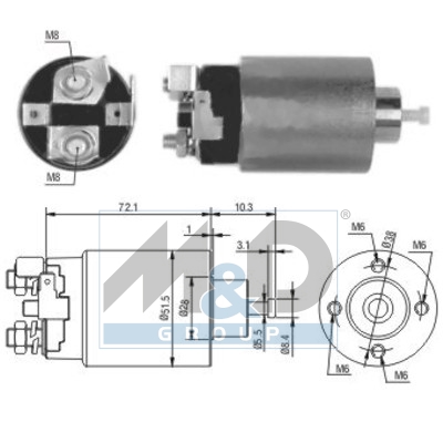 Magnetschalter, Starter