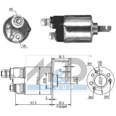Magnetschalter, Starter