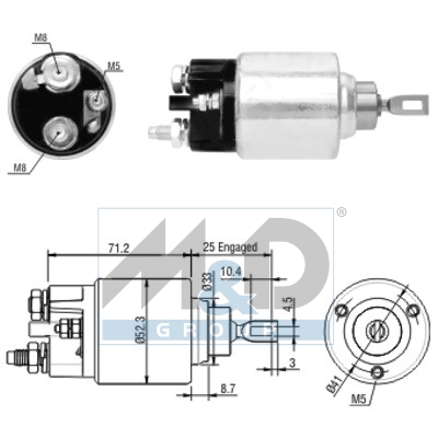 Magnetschalter, Starter
