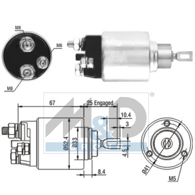 Magnetschalter, Starter