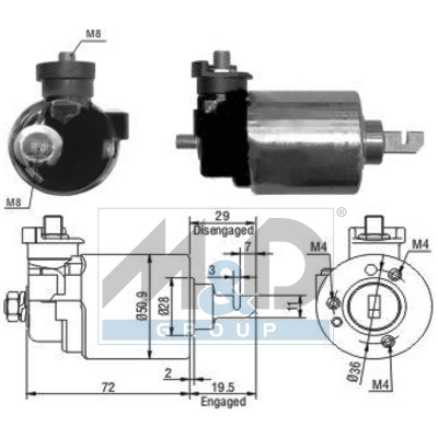 Magnetschalter, Starter