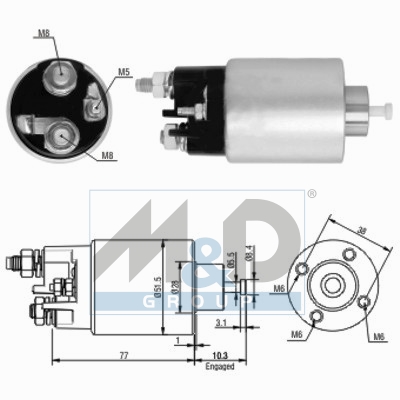 Magnetschalter, Starter
