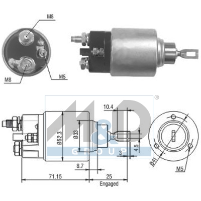 Magnetschalter, Starter
