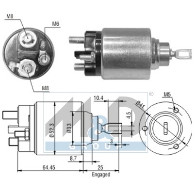 Magnetschalter, Starter