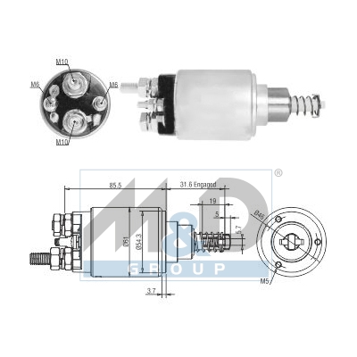 Magnetschalter, Starter