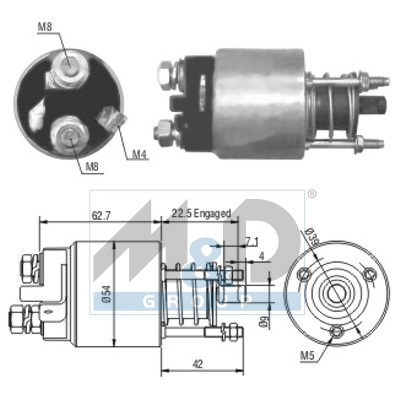 Magnetschalter, Starter