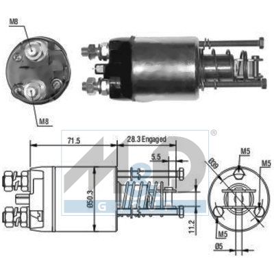Magnetschalter, Starter