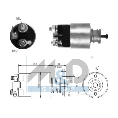 Magnetschalter, Starter