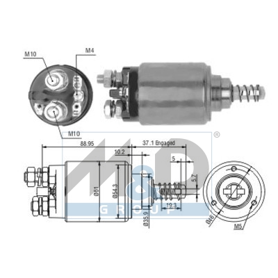 Magnetschalter, Starter