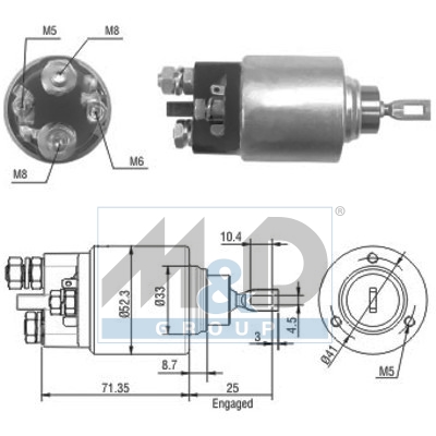 Magnetschalter, Starter