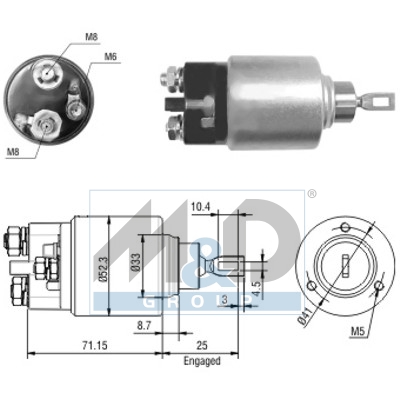 Magnetschalter, Starter