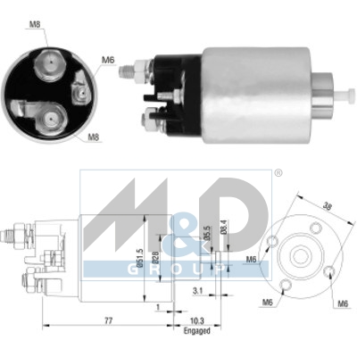Magnetschalter, Starter