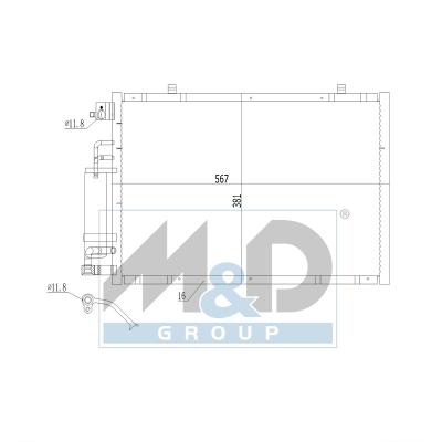 Kondensator, Klimaanlage