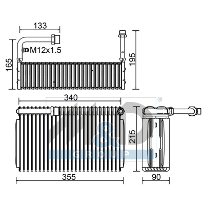 Verdampfer, Klimaanlage