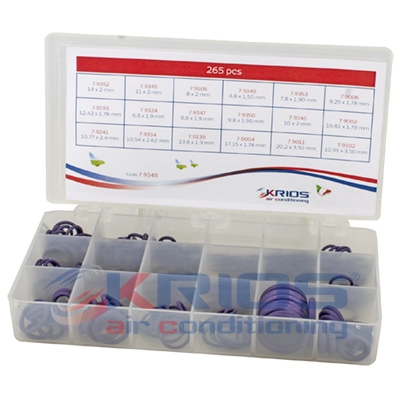 [K79348] Kit O-Ring 18 Modelle (265 Stück)