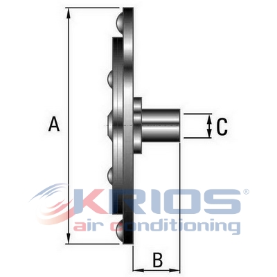 [K22015F] Kupplungsscheibe SD 709
