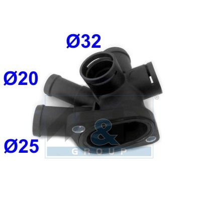 [93186] Kühlmittelflansch