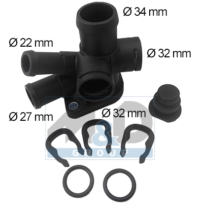 [93510] Kühlmittelflansch