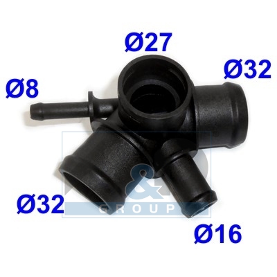 [93129] Kühlmittelflansch