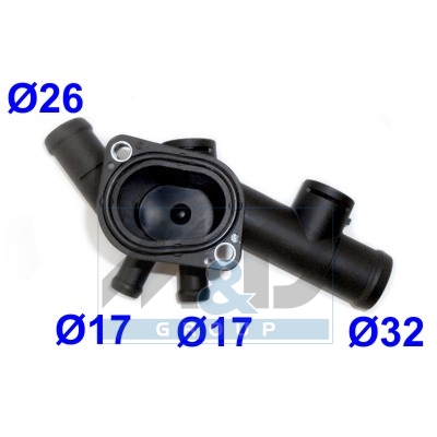 [93195] Kühlmittelflansch