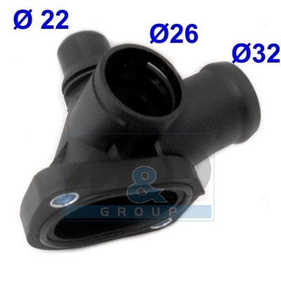 [93112] Kühlmittelflansch