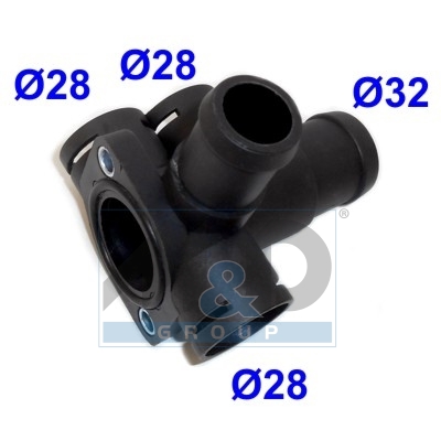 [93104] Kühlmittelflansch