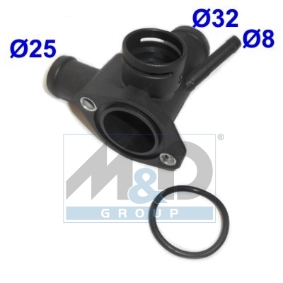 [93118] Kühlmittelflansch