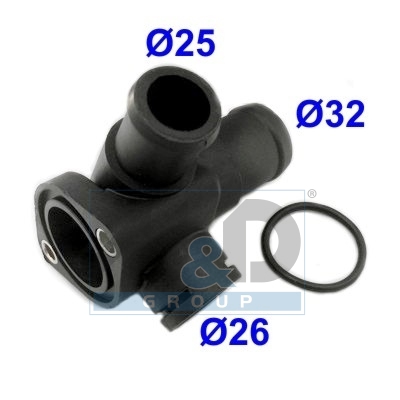 [93106] Kühlmittelflansch