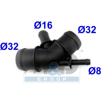 [93131] Kühlmittelflansch