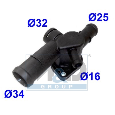 [93241] Kühlmittelflansch