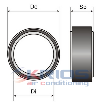 [K22078] Lager, Kompressorwelle