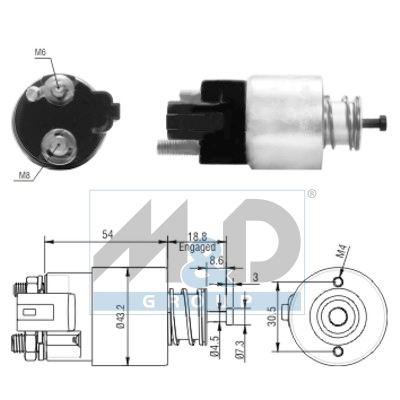 [46155] Magnetschalter, Starter
