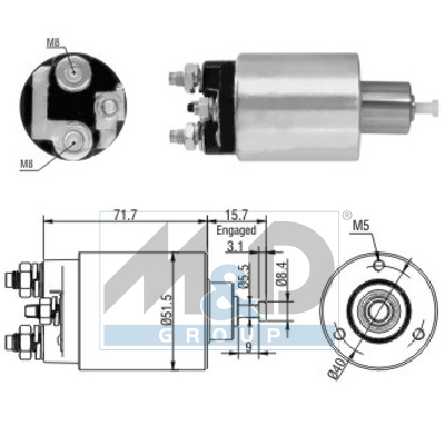 [46182] Magnetschalter, Starter