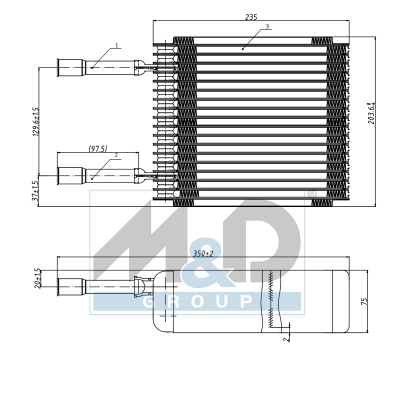 [997001] Verdampfer, Klimaanlage