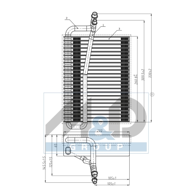 [997004] Verdampfer, Klimaanlage