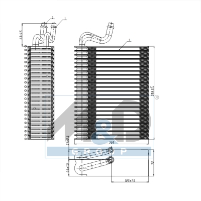 [997010] Verdampfer, Klimaanlage