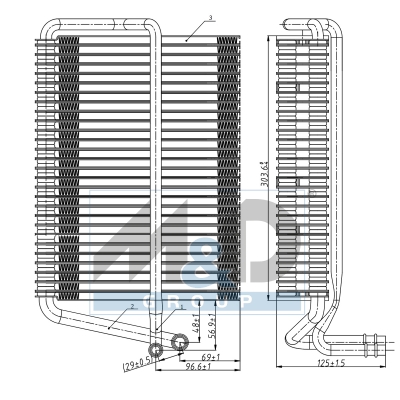 [997012] Verdampfer, Klimaanlage