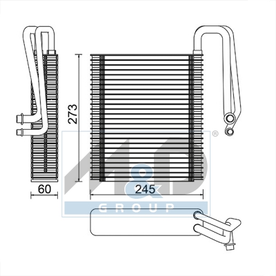 [997015] Verdampfer, Klimaanlage