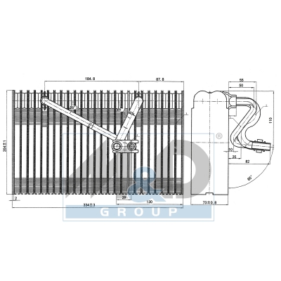 [997017] Verdampfer, Klimaanlage