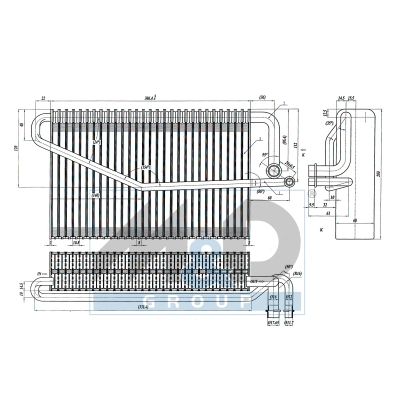 [997020] Verdampfer, Klimaanlage