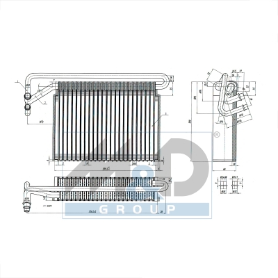 [997022] Verdampfer, Klimaanlage