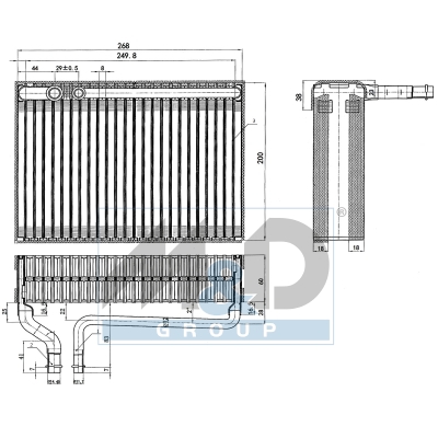 [997025] Verdampfer, Klimaanlage