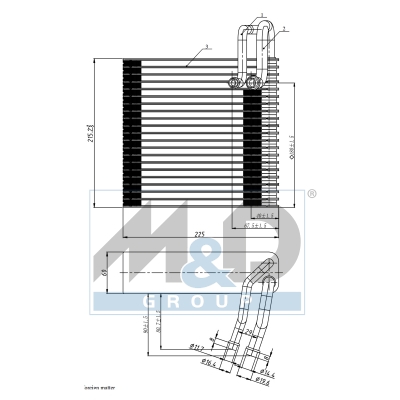 [997027] Verdampfer, Klimaanlage