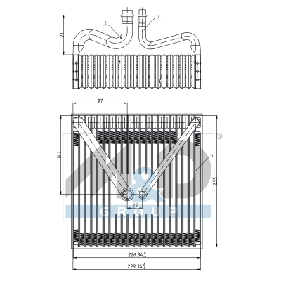 [997029] Verdampfer, Klimaanlage
