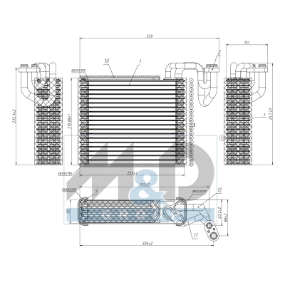 [997037] Verdampfer, Klimaanlage