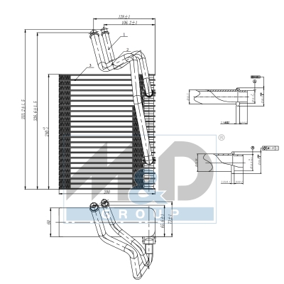 [997038] Verdampfer, Klimaanlage