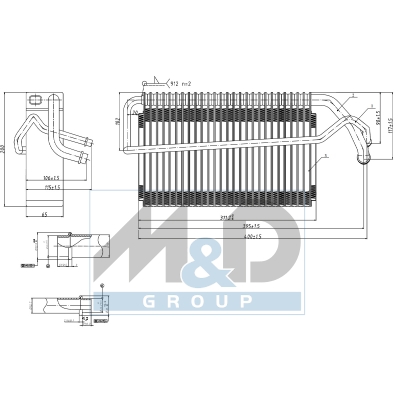 [997039] Verdampfer, Klimaanlage
