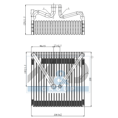 [997047] Verdampfer, Klimaanlage