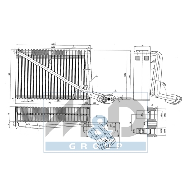 [997054] Verdampfer, Klimaanlage