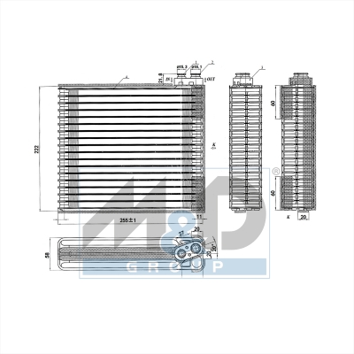 [997055] Verdampfer, Klimaanlage